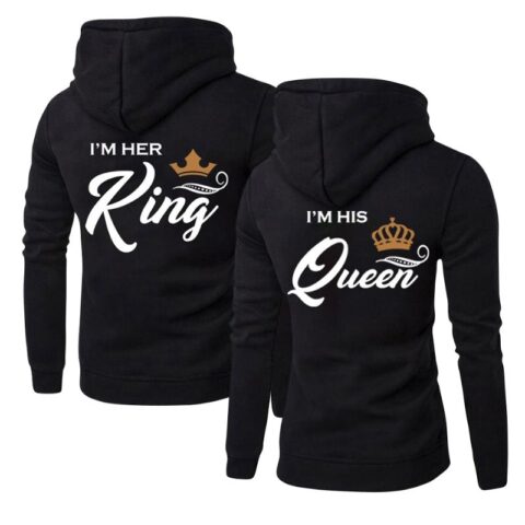 I’m her King and his Queen Couple Hoodie