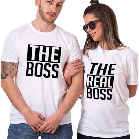 The Boss and Real Boss Couple T-Shirt