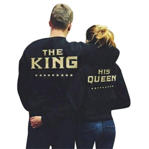 The King and His Queen Couple Sweatshirt