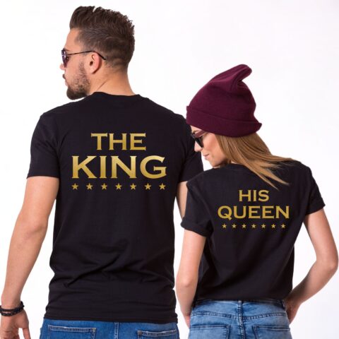 The King and His Queen Couple T-Shirt