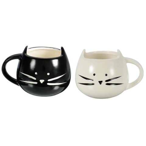 Couple Mugs Cat - Take your coffee even closer than ever with our beautiful Couple Mugs Cat. The opportunity to share this moment with your other half to start the day well.