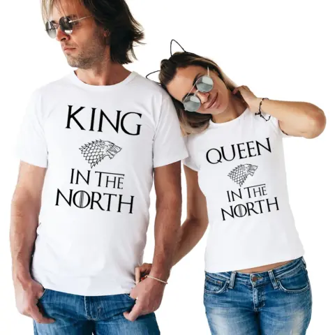 King and Queen in the North Couple T-Shirt