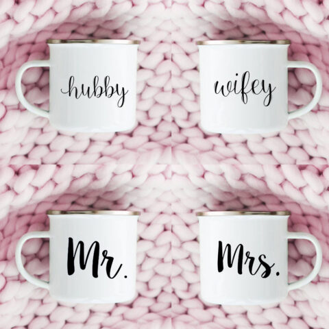 Hubby and Wifey Mugs - Celebrate Love: Hubby & Wifey Mugs!